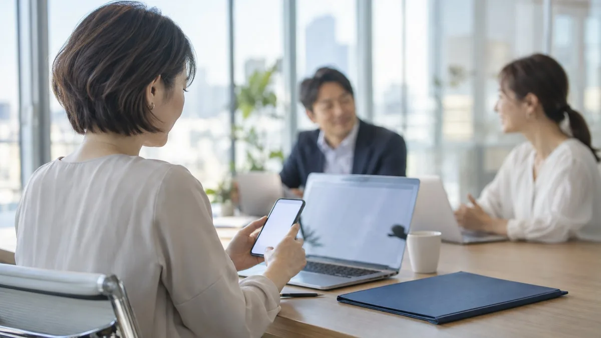 法人向けと個人向けのAIコーチングのイメージ