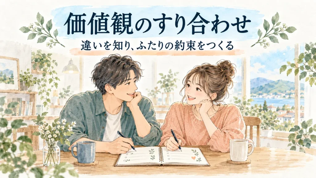 価値観のすり合わせ。夫婦で使うチェックリストとシート。