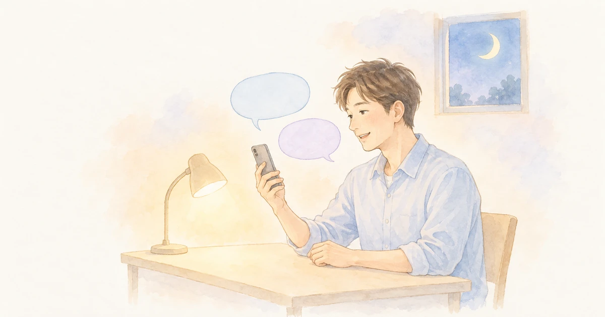 話し相手になるAIアプリ